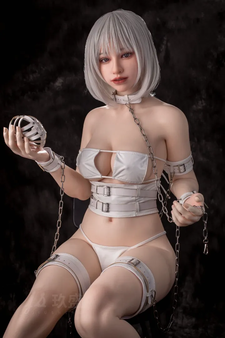 158cm (5ft2) D-Cup Silikon Patung Seks Yukiko Kepala #45
